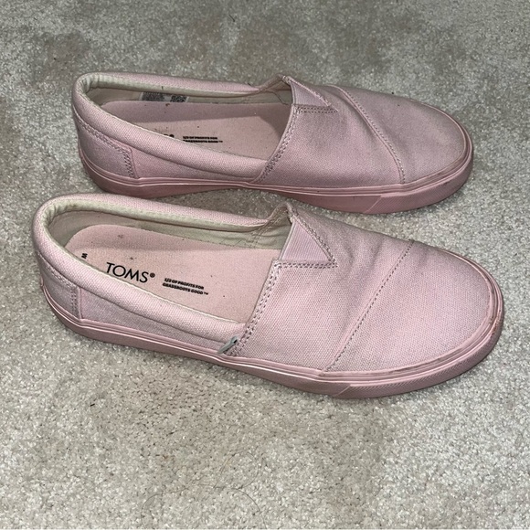TOMS Womens Alpargata Fenix Slip On Sneakers Shoes Flats casual Pink 8.5 - Picture 2 of 6
